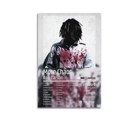 XMXPOSTARS More Chaos - Poster su tela con musica pop di Ken Carson, per ambienti estetici, 30 x 45 cm, senza cornice