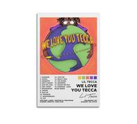 XMXPOSTARS Poster su tela di Lil Tecca We Love You Tecca, arte da parete con musica pop, 20 x 30 cm, senza cornice