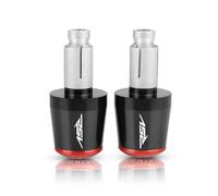 XNASU Unico per Aprilia RSV Mille RSV R RSVR RSV4 Factory RSV4R RSV4RR Manubrio Manopole Manubrio cap Tappi Terminali (Colore : Black And Red, Size : Normalcy)