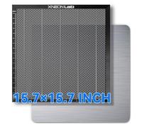 XNEONLab Letto laser a nido d'ape - Tavolo da lavoro 400 × 400 × 22 mm con pannello in alluminio per XTool D1/D1 Pro e la maggior parte delle macchine da taglio incisore, accessori per macchine