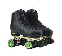 XNEOPP Speed Roller Skate Per Uomo, Scarpe Da Ginnastica Basse, Ruote in PU Resistenti All'usura, Pattini Quad Per Ragazze E Ragazzi, Pattinaggio Estremo Facile Da Maneggiare Strada,Nero,EU/39