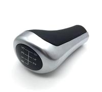 XNERUDX Gear Shifter Universale Compatibile Con Per E30 E32 E34 E36 E38 E39 E46 E53 E60 E63 E83 E84 E90 E91 E92 Pomello Del Cambio Manuale A 5 Marce In Argento(Silver 6s)