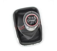 XNERUDX Gear Shifter Universale Compatibile Con VW Per Jetta Per Bora Mk4 1999 2000 2001 2002 2003 2004 12mm 5 6 Velocità Pomello Leva Cambio Cuffia(5 Speed)