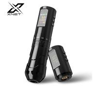 XNET Void Penna per macchinetta per tatuaggi wireless professionale 7 Corsa regolabile 2.4-4.2mm con impugnatura extra Trucco per il corpo per tatuatori Black one battery