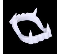XNFUOE Zanne spaventose di Halloween denti da vampiro denti affilati Dracula mostro denti per bomboniere di Halloween