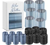 xnicx 18 Pezzi Bigodini Grandi per Volume,Heatless Hair Curler Rollers,Bigodino per Capelli per Ciuffo Adatto a Donne con Capelli Lunghi e Corti,3 Dimensioni(60,48,36 mm)