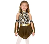 Xnihocha Costume da uomo delle caverne, da ragazza, in età della pietra, 110-170 Dak Brown 146-152