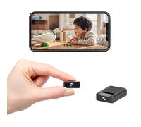 XNJ 2K MiNi - Telecamera di sicurezza interna, 180°, PTZ orizzontale, rilevamento del movimento, telecamera di sorveglianza senza fili WLAN, 2,4 G