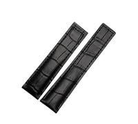 XNJIADVSY Bracciale 19mm 20mm 22m compatibile con cinturino Tag Heuer for orologi da uomo, accessori for cinturini fibbia pieghevole(Black no buckle,22mm)