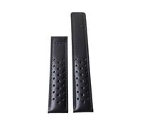 XNJIADVSY Bracciale 19mm 20mm 22m compatibile con cinturino Tag Heuer for orologi da uomo, accessori for cinturini fibbia pieghevole(No buckle black,19mm)