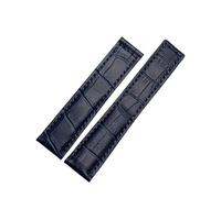 XNJIADVSY Bracciale 19mm 20mm 22m compatibile con cinturino Tag Heuer for orologi da uomo, accessori for cinturini fibbia pieghevole(Blue no buckle,22mm)