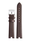 XNJIADVSY Cinturino for orologio in pelle compatibile con Versus Versace Vspci5621 Sci070016 Accessori for cinturino concavo impermeabile resistente al sudore 18mm(Brown-steel)