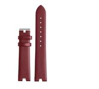 XNJIADVSY Cinturino for orologio in pelle compatibile con Versus Versace Vspci5621 Sci070016 Accessori for cinturino concavo impermeabile resistente al sudore 18mm(Red none)