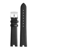 XNJIADVSY Cinturino for orologio in pelle compatibile con Versus Versace Vspci5621 Sci070016 Accessori for cinturino concavo impermeabile resistente al sudore 18mm(Black-steel)