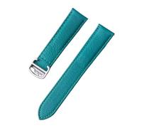 XNJIADVSY Cinturino in pelle di pecora compatibile con i modelli Must London Solo in da uomo e donna Cartier(Heaven blue rose,16mm)