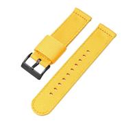 XNJIADVSY Cinturino in tela di nylon da 20 mm e 22 compatibile con MoonSwatch Universal Outdoors Sport Woven Watch Band Swatch X Blancpain Five Oceans(Yellow02,20mm)