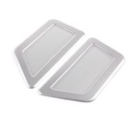 XNJIADVSY Compatibile con BMW IX 40 50 M60 2022 2023 2024 in Acciaio Inox Argento for Bocchette di Ventilazione Posteriori for Auto, Accessori Interni for La Protezione Antipolvere.(Silver)