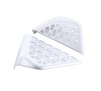 XNJIADVSY Compatibile con BMW X5 X6 X7 G05 G06 G07 2023-2025 ABS Fibra di Carbonio Cruscotto Auto Presa d'Aria Laterale Adesivo Decorativo Cornice Accessori Auto(Silver)