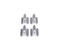XNJIADVSY Compatibile con Hummer H2 03-07 ABS Fibra di Carbonio/Argento Copertura Interruttore Serratura portiera Auto Adesivo Cornice Decorativa Accessori Auto(A-Silver)