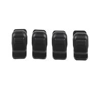 XNJIADVSY Compatibile con Hummer H2 03-07 ABS Fibra di Carbonio/Argento Copertura Interruttore Serratura portiera Auto Adesivo Cornice Decorativa Accessori Auto(A-Matte Black)