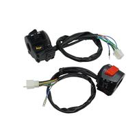 XNJIADVSY Compatibile con interruttore del controller manubrio di avvio della luce lampada elettrica segnale svolta pulsante clacson motociclo da 22 mm HONDA CBR YAMAHA(1 pair)