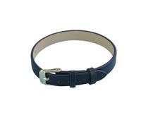 XNJIADVSY Compatibile con un cinturino for orologio in oro lungo e sottile, for lettera, classico minimalista, in pelle, accessori da 6 mm, 8 10(Black,6mm)