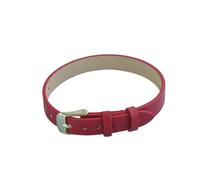 XNJIADVSY Compatibile con un cinturino for orologio in oro lungo e sottile, for lettera, classico minimalista, in pelle, accessori da 6 mm, 8 10(Red,8mm)