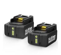 XNJTG [2 pezzi] 14,4V 5Ah Batteria per Ma-kita 14,4V Batterie BL1430B BL1430 BL1450 BL1415 BL1440 BL1415N 196875-4 194558-0 195444-8 196388-5 194065-3