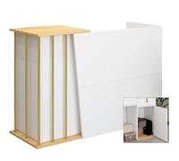 XNKLPY Bancone Cassa per Negozio Banco Reception con Cassetto Chiudibile a Chiave e 4 Spazio di Archiviazione Salvaspazio Scrivania per Computer, Reception di Hotel Negozi di Abbigliamento