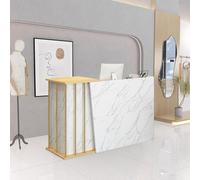 XNKLPY Bancone Reception Accoglienza con Cassetto Serratura, Bancone Cassa per Negozio Reception, Mobili da Ufficio Reception per ufficio Commercio Negozi di Abbigliamento B 100cm