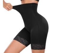 Xnova Shapewear Guaina Contenitiva Donna Pancia Piatta, Invisibile Pantaloncini Antisfregamento Senza Cuciture, Vita Alta Shorts Modellante Mutande Contenitive Boxer Dimagrante (Nero, S)