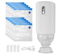 Xnuiasqe 1 Set di Sacchetti Sigillati per Sacchetti Sottovuoto per Stoccaggio di Filamenti Pompa di Carica Elettrica per Essiccatore di Filamenti per Stampanti 3D (con Borsa)