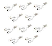 Xnuiasqe 10pcs da 3,5 mm per Jack per Cuffie Splitter Audio U Tipo di Adattatore e Connettore Girevole Audio 2 in 1 B