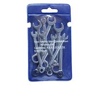 Xnuiasqe 10PZ Mini Wrench Dual Heads Offset Ring Spanner Strumenti Chiave Combinata Chiave 4-11Mm Set di Chiavi