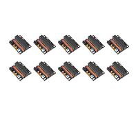 Xnuiasqe 10X Scheda di Espansione Micro-Bit Schermatura Adattatore Breakout IOBIT V2.0 con Cicalino per -Micro: Programmazione Grafica Python Bit per Bambini