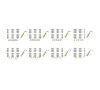 Xnuiasqe 160 Pezzi Chiodi per Sintonizzazione e 160 Pezzi Rivetti, con Chiave per Accordatura un Forma di L, per Strumento un Corde Musicale Arpa Piccola Arpa Lira