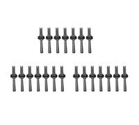 Xnuiasqe 21 Set New Stone Splitter 9/16 In Metal Plug Wedges And Feathers Shims Concrete Rock Splitters Hand Tool