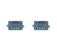 Xnuiasqe 2X DC 24V 10A Modulo Relè A Ritardo Regolabile 32 Modalità LED Digital Timing Trigger Interruttore di Controllo del Timer di Impulsi