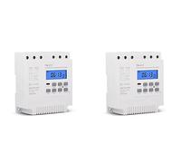 Xnuiasqe 2X Interruttore Programmabile TIMER Trifase 380V 415V con Retroilluminazione