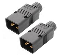 Xnuiasqe 2X Spina di Alimentazione IEC C20 Spina per di Alimentazione Spina 16A / 250V Utile