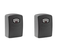 Xnuiasqe 2X TUYA Smart Key Box Bluetooth Lock Box Smart Life App Montaggio un Parete Sicurezza Antifurto Cassetta di Sicurezza-Password