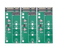Xnuiasqe 3X Ngff (M2) Ssd A Adapter da 2,5 Pollici M.2 Ngff Ssd A Sata3 Convert Card per 30/42/60 / 80mm M.2 Ssd Hard Drive