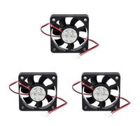 Xnuiasqe 3X Ventola di Raffreddamento del Dispositivo di Raffreddamento della CPU della Cassa del PC del Cuscinetto del Manicotto di 50mm 12V 2Pin 4000RPM