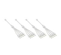 Xnuiasqe 4X di Prolunga 5V un 3 Pin per Scheda Madre del Computer Prolunga di Collegamento Hub 1 Punto 4 Splitter ARGB, Bianca