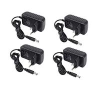 Xnuiasqe 4X Trasformatore Adattatore Alimentazione 12V 2A 24W per 5050 Spia Striscia LED 3528 Spina Ue