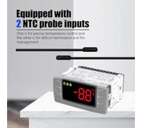 Xnuiasqe Adatta per il Termostato Digitale XR06CX-4N1F1 Termostato Digitale Programmabile 120V/50-60Hz Adatto al Congelatore Commerciale