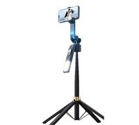 Xnuiasqe CL12P 180CM Selfie Stick Auto AI Face Tracking Quad Stand 360 Rotazione Gimbal Treppiede Stabilizzatore con Luce di Riempimento A LED