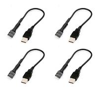 Xnuiasqe di Prolunga Dati Interno Scheda Madre PC 4PZ 20cm 9 Pin Un USB Esterno