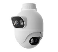 Xnuiasqe EC6 Dual 2K WiFi Home Security 360 Copertura Sorveglianza Camera da Esterno Sirene A Due Vie ALLIAMENTI ALLIAMENTI Sicurezza Cam Cam