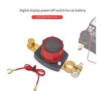 Xnuiasqe Interruttore di Disconnessione Della Batteria 300A A Posteriore Laterale 12V Negativo On/Off con Display LED Della Tensione Interruttore di Disconnessione Della Batteria per Auto
